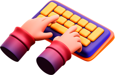 3d keyboard or Typing Hand Gesture